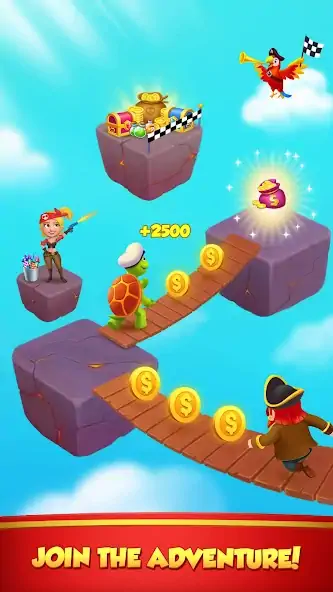 Скачать Coin Rush - Pirate Run [MOD Много монет] на Андроид