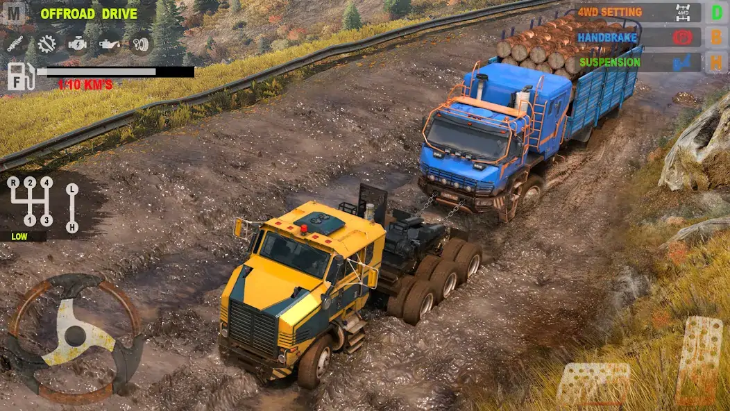 Скачать русский грязевой грузовик [MOD Много денег] на Андроид