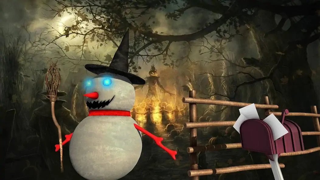 Скачать Evil Scary Snowman Games 3d [MOD Много денег] на Андроид
