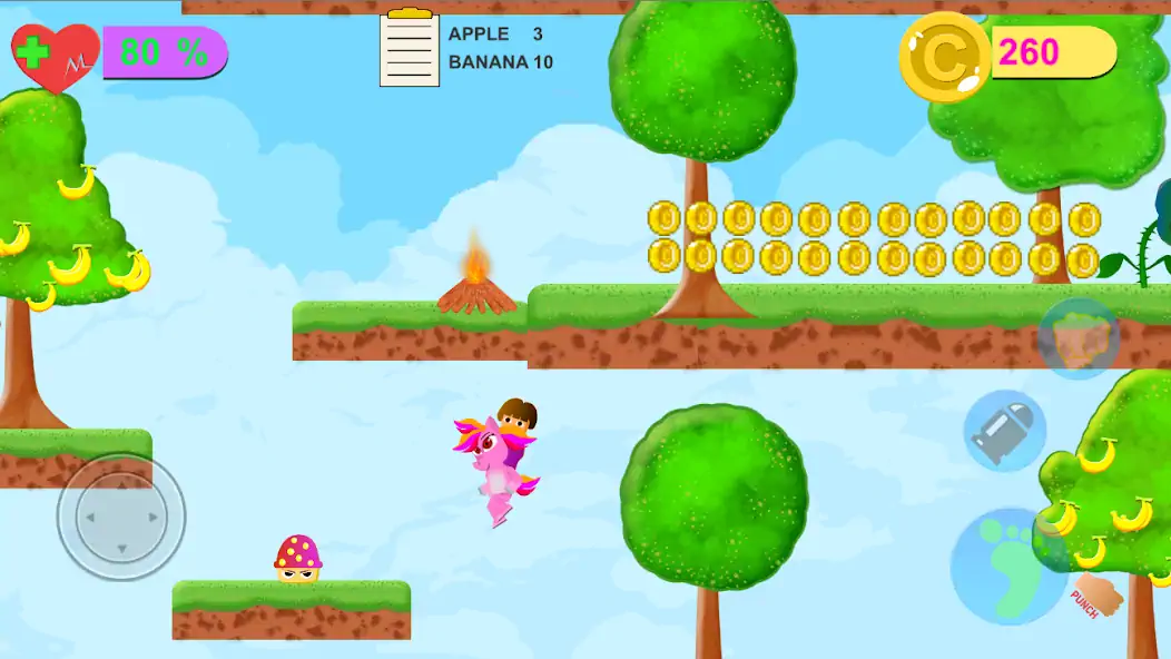 Скачать Dora Riding Pony Escape Jungle [MOD Бесконечные деньги] на Андроид