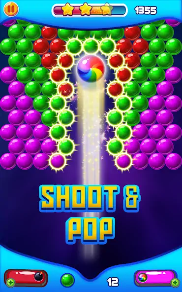 Скачать Bubble Shooter 2 [MOD Много монет] на Андроид