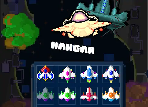 Скачать Galaxiga Retro Arcade Action [MOD Много монет] на Андроид