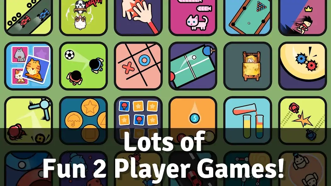Скачать Игры На Двоих: игры для друзей [MOD Много монет] на Андроид