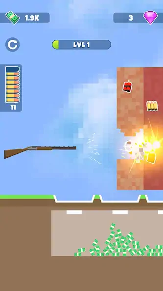 Скачать Gun Crusher: Aнти стресс игра [MOD Бесконечные монеты] на Андроид