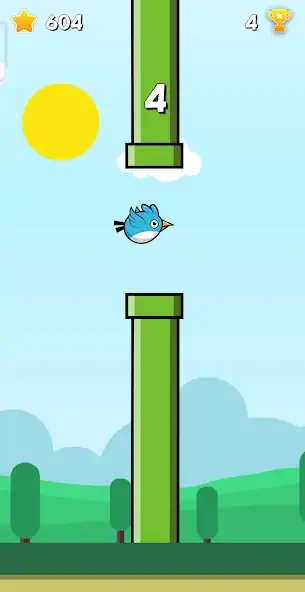 Скачать Flippy Bird - Flying bird [MOD Много монет] на Андроид