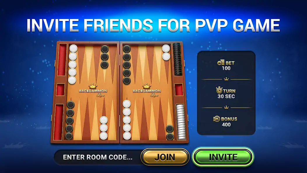Скачать Backgammon Live - нарды онлайн [MOD Много монет] на Андроид