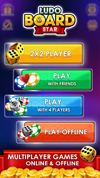 Скачать Ludo Online Multiplayer Game [MOD Бесконечные монеты] на Андроид