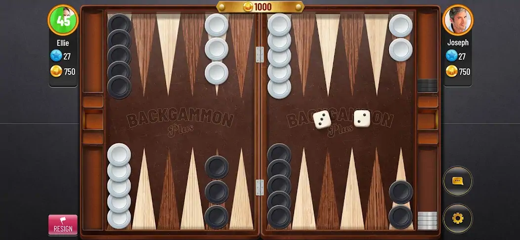Скачать Backgammon Plus [MOD Бесконечные монеты] на Андроид