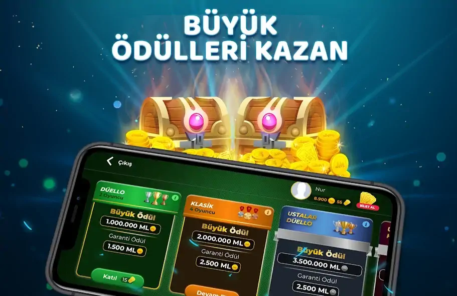 Скачать Çanak Okey [MOD Много денег] на Андроид