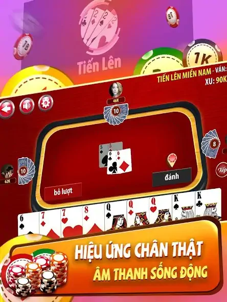 Скачать Tiến Lên Miền Nam - Tien Len [MOD Много денег] на Андроид