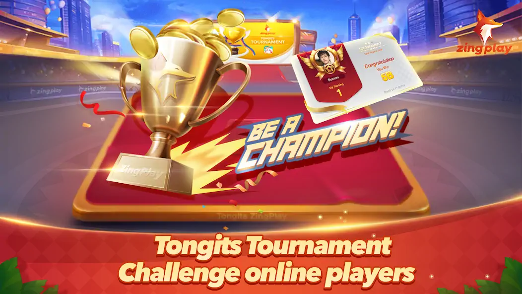 Скачать Tongits ZingPlay-Fun Challenge [MOD Много денег] на Андроид