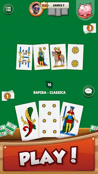 Скачать Scopa - Italian Card Game [MOD Бесконечные монеты] на Андроид