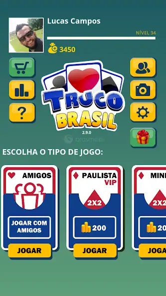 Скачать Truco Brasil - Truco online [MOD Бесконечные деньги] на Андроид