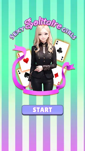 Скачать Sexy solitaire girls: ani card [MOD Бесконечные деньги] на Андроид
