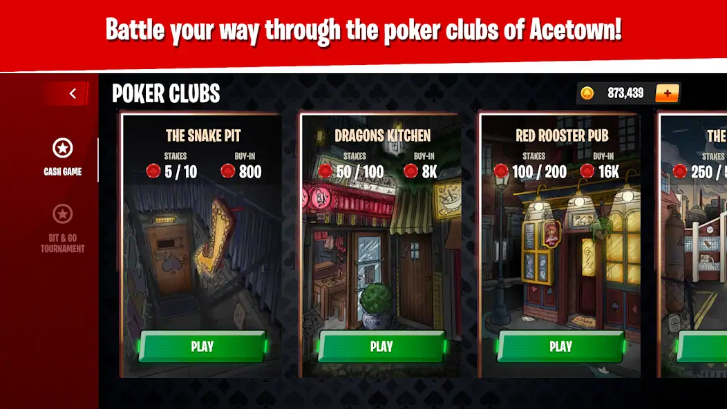 Скачать GamePoint PokerClub [MOD Много монет] на Андроид