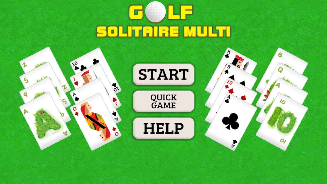 Скачать Golf Solitaire Multi CardsGame [MOD Бесконечные деньги] на Андроид