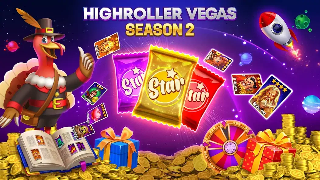 Скачать HighRoller Vegas: Casino Slots [MOD Бесконечные монеты] на Андроид