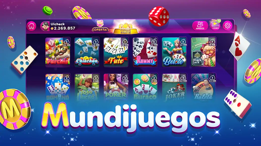 Скачать MundiJuegos: Bingo, Parchis… [MOD Много денег] на Андроид