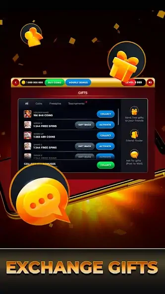 Скачать Clickfun: Casino Slots [MOD Много денег] на Андроид