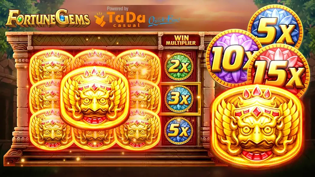 Скачать Slot Fortune Gems - TaDa Games [MOD Бесконечные монеты] на Андроид