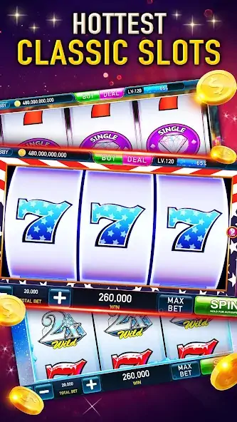Скачать Slots Cash:Vegas Slot Machines [MOD Много денег] на Андроид