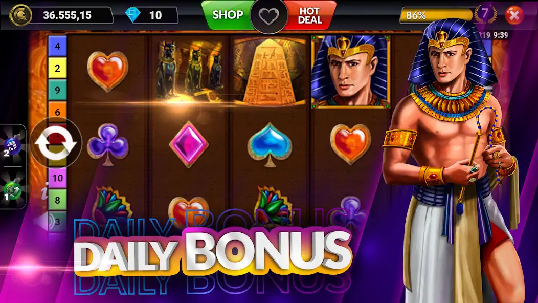 Скачать SpinArena Online Casino Slots [MOD Много денег] на Андроид