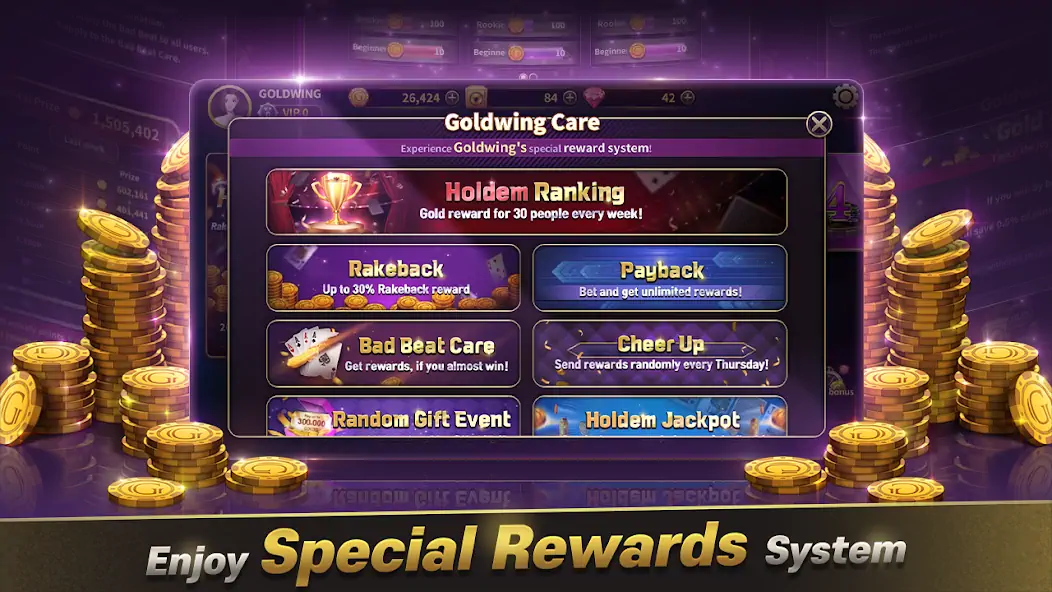 Скачать GoldWing Casino Global [MOD Бесконечные монеты] на Андроид
