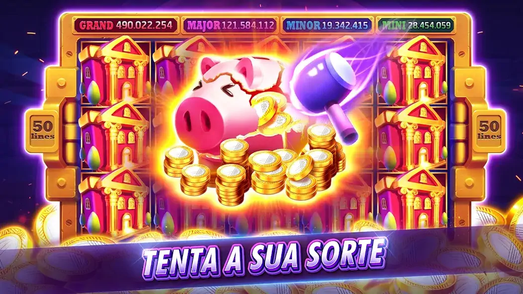 Скачать Slots Mania:Caça-níqueis [MOD Бесконечные монеты] на Андроид