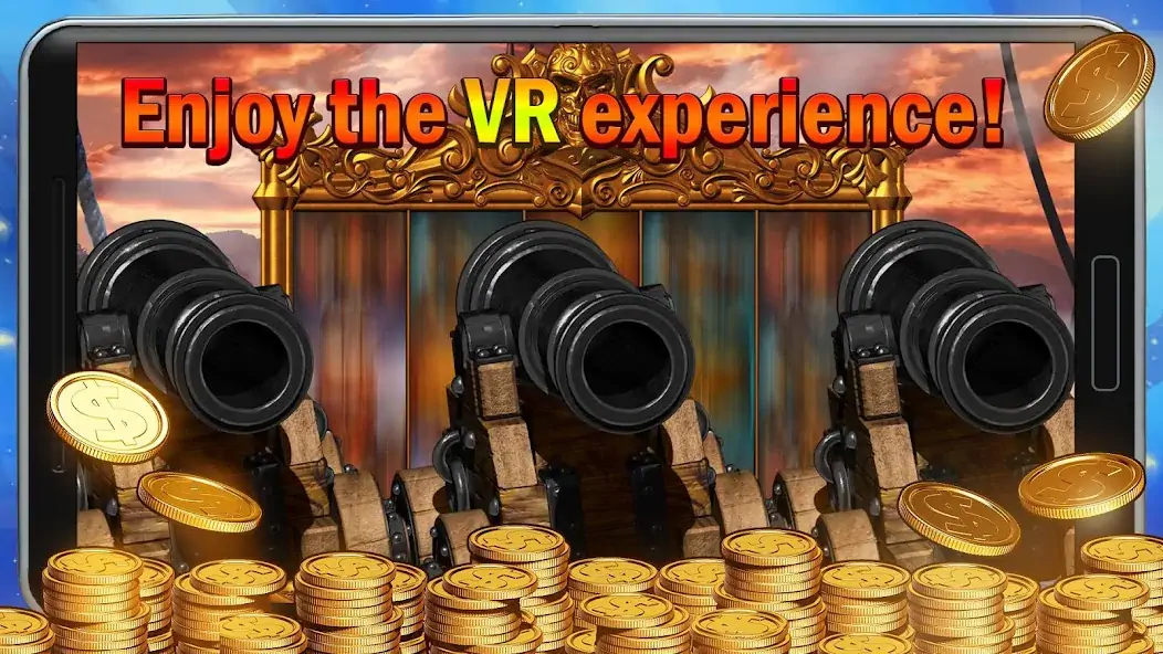 Скачать Pirate Slots: VR Slot Machine  [MOD Бесконечные монеты] на Андроид