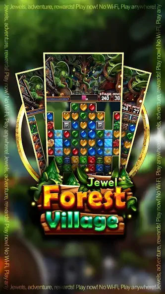 Скачать Jewel Forest Village [MOD Много монет] на Андроид