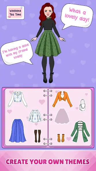 Скачать Sweet Paper Doll: Dress Up DIY [MOD Много монет] на Андроид