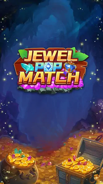 Скачать Jewel Pop Match [MOD Много монет] на Андроид