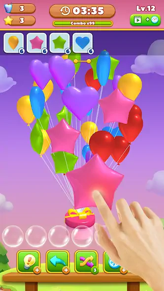 Скачать Match Triple Balloon [MOD Много монет] на Андроид