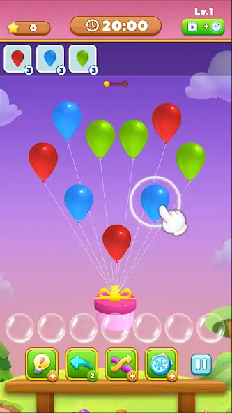 Скачать Match Triple Balloon [MOD Много монет] на Андроид