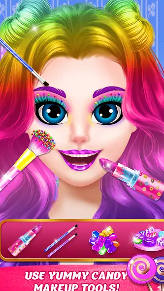 Скачать DIY makeup: игры для девочек [MOD Много монет] на Андроид