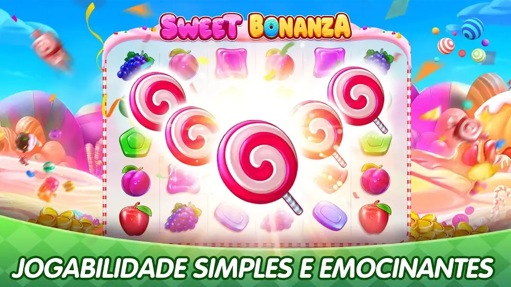 Скачать Sweet Bonanza:Candy Slot [MOD Много денег] на Андроид