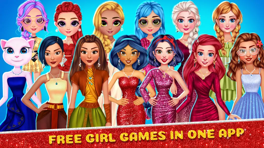 Скачать Cute Dressup: Games for Girls [MOD Бесконечные деньги] на Андроид