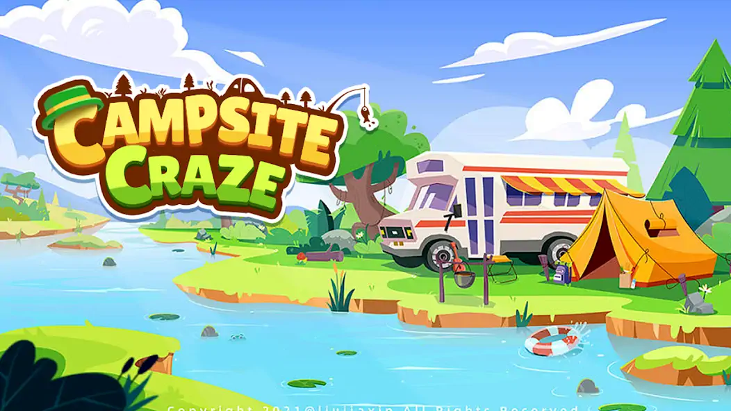 Скачать Campsite Craze: Puzzle Merge [MOD Бесконечные деньги] на Андроид