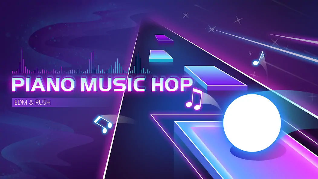 Скачать Piano Music Hop: EDM Rush！ [MOD Много монет] на Андроид