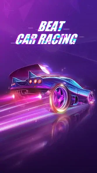 Скачать Beat Car Racing edm music game [MOD Много монет] на Андроид