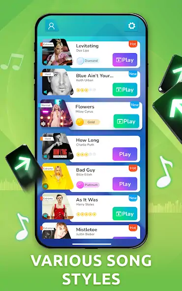 Скачать Beat Tiles: Music Game [MOD Много денег] на Андроид
