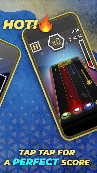 Скачать Guitar Hero Mobile: Music Game [MOD Много денег] на Андроид