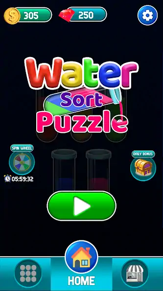 Скачать Water Sort Color Sorting game [MOD Бесконечные деньги] на Андроид