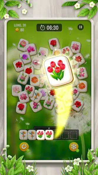 Скачать Zen Blossom: Flower Tile Match [MOD Бесконечные монеты] на Андроид