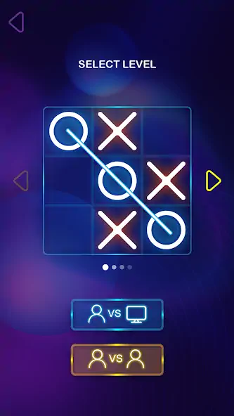 Скачать Tic Tac Toe 2 Player: XO Game [MOD Бесконечные монеты] на Андроид