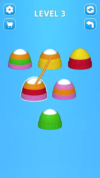 Скачать Cozy Knitting: Color Sort Game [MOD Много денег] на Андроид
