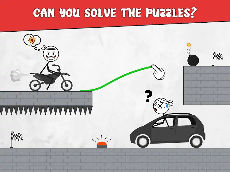 Скачать Draw Bridge: Puzzle Games [MOD Бесконечные деньги] на Андроид