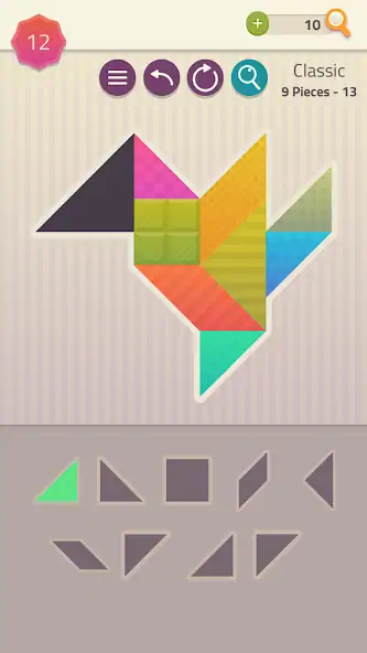 Скачать Polygrams - Tangram Puzzles [MOD Бесконечные монеты] на Андроид