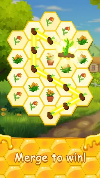 Скачать Honey Bottles - merge puzzle [MOD Много денег] на Андроид