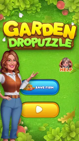 Скачать Garden Dropuzzle [MOD Много монет] на Андроид